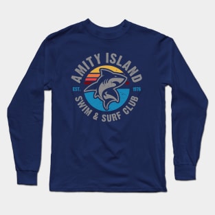 Amity Island Swim and Surf Club Long Sleeve T-Shirt